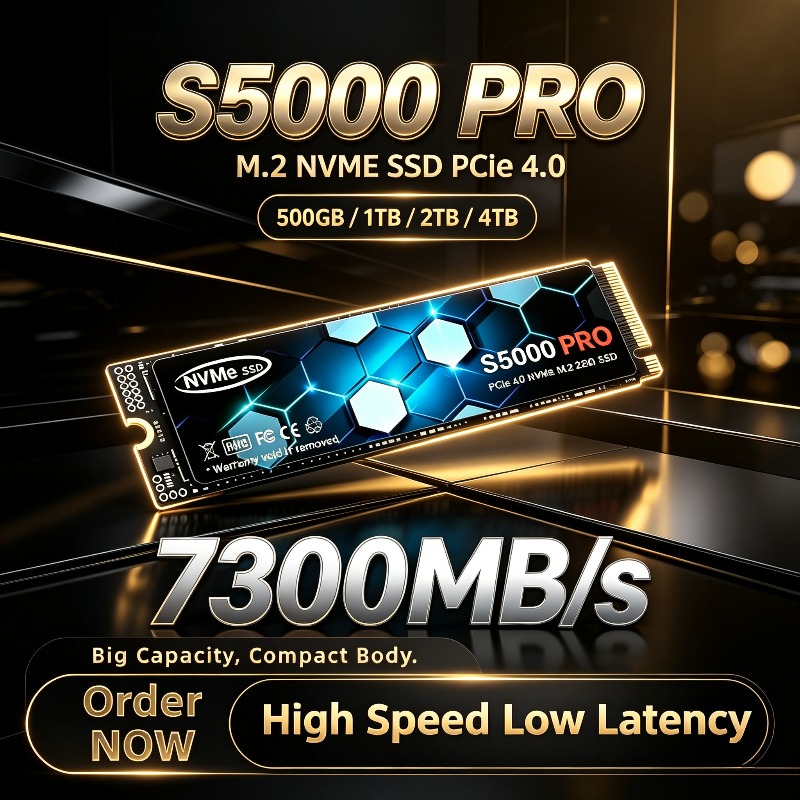 M.2 Nvme 4Tb Pcie 4.0 Ssd - НОВЫЙ твердотельный накопитель S5000 PRO M.2