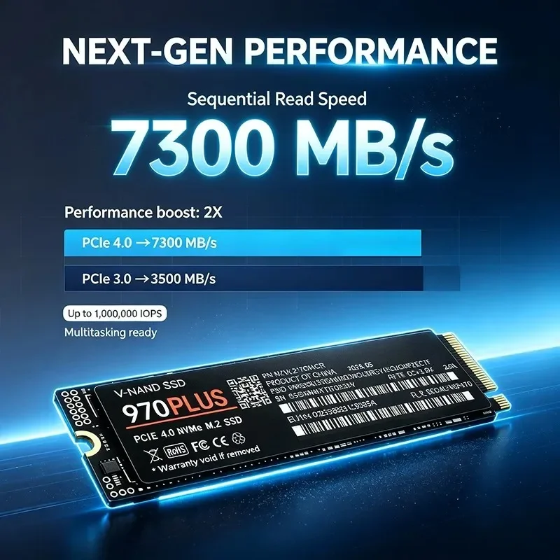 970 PRO, скорость 7300 МБ/с, и – обзор и цена M.2 Nvme 4Tb Pcie 4.0 Ssd